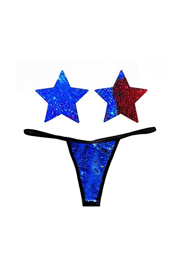 Neva Naughty Knix String de sol avec culottes assorties - - Taille unique