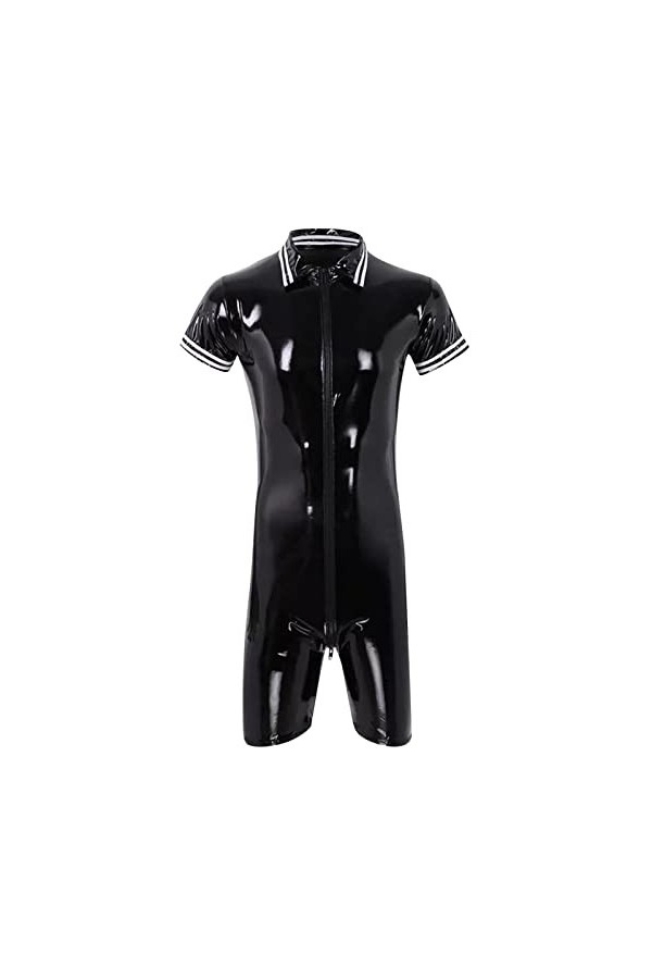 CUTeFiorino Lingerie de Noël pour homme - Style décontracté - Couleur unie - Sexy, Noir , XXXXXL