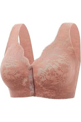 Lamious Zero Feel Dentelle Soutien-Gorge Fermeture Avant à Couverture Complète, Confort Et Soutien, sans Fil, Respectueux De 