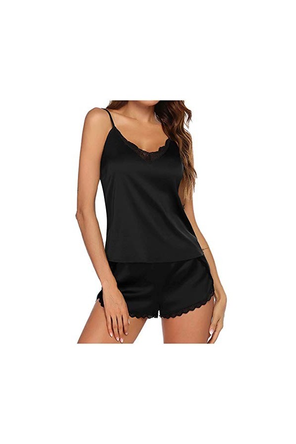 Zshosam Ensemble de lingerie érotique sexy pour femme - En dentelle - Lingerie sexy - Sous-vêtements sexy - Dentelle - Satin 