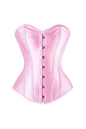 EshAls Corset Overbust Plus Size Corselet Corsets et bustiers Hauts Rouge Noir Rose Violet Blanc Gothique Lingerie Femme-808 