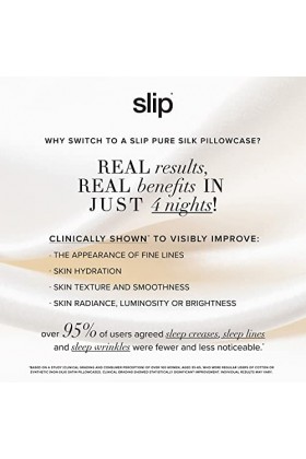 Slip for Beauty Sleep Slip Pure Silk Silk Pillo wcase Queen Size Color&nbsp;–&nbsp;Coloris Caramel