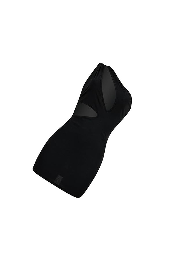 ERINGOGO 1Pc Robe Noir Formelle Robe Robe Noir Robe Courte Jupe Jupe Serrée Jupe Courte Serrée Jupe Courte Européen Et Améric