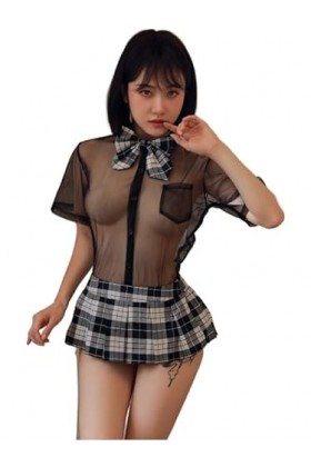 Générique Déguisement costume étudiante femme adulte sexy Kino