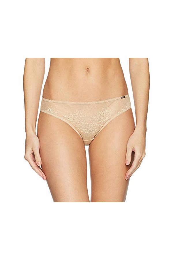 Gossard 13006 Glossies String en Dentelle Bleu Canard Large