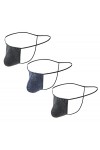 Panegy Lot de 3 Homme Strings Sexy G-String Taille Basse Thong Tangas Coton Gay Bulge Pouch Supporter Slips B-3 Pièces-03 Tai