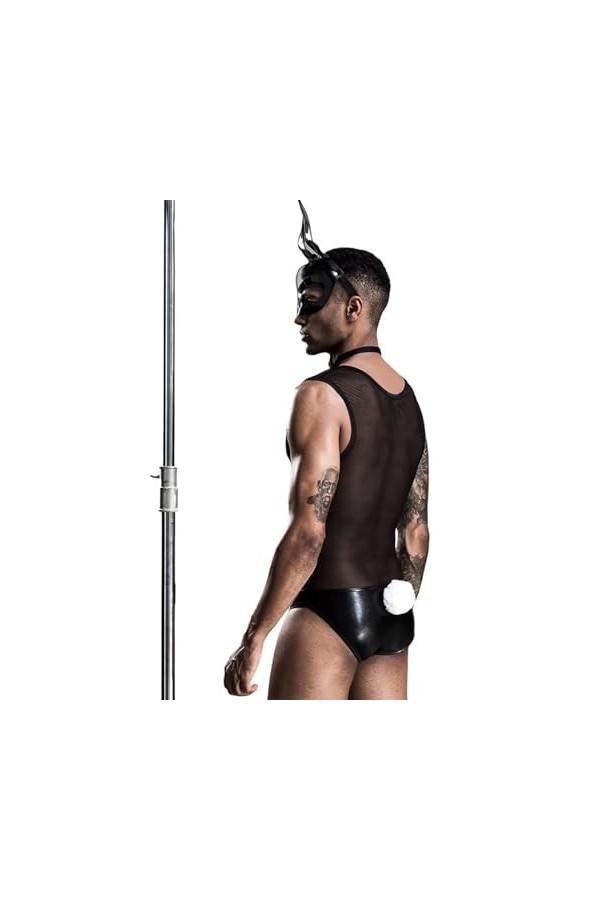 Lingerie Érotique pour Hommes Costumes de Porno Gay Lapin Cosplay Cross-Dressing Sissy Ensemble de Vêtements Adulte Discothèq