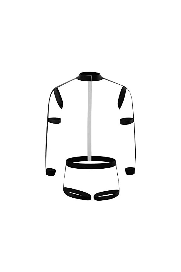 SKFLABOOF Transparent Boxer Homme Moulant Drole Costume Ficelle Bite Sexy Hot Body Érotique Slip Noel Deguisement Jockstrap B