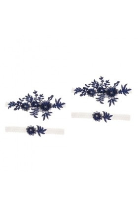 GALPADA 4 Pcs Ceinture De Mariée Ceinture Élastique Pour Femmes Costumes Pour Femmes Costume De Bal Blanc Jarretière De Maria