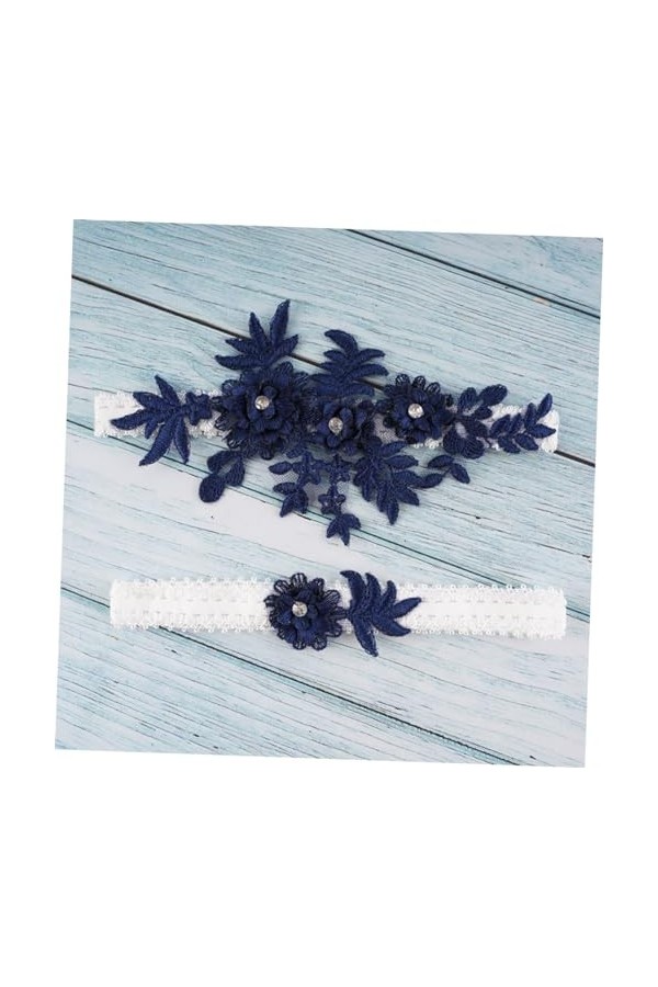 GALPADA 4 Pcs Ceinture De Mariée Ceinture Élastique Pour Femmes Costumes Pour Femmes Costume De Bal Blanc Jarretière De Maria