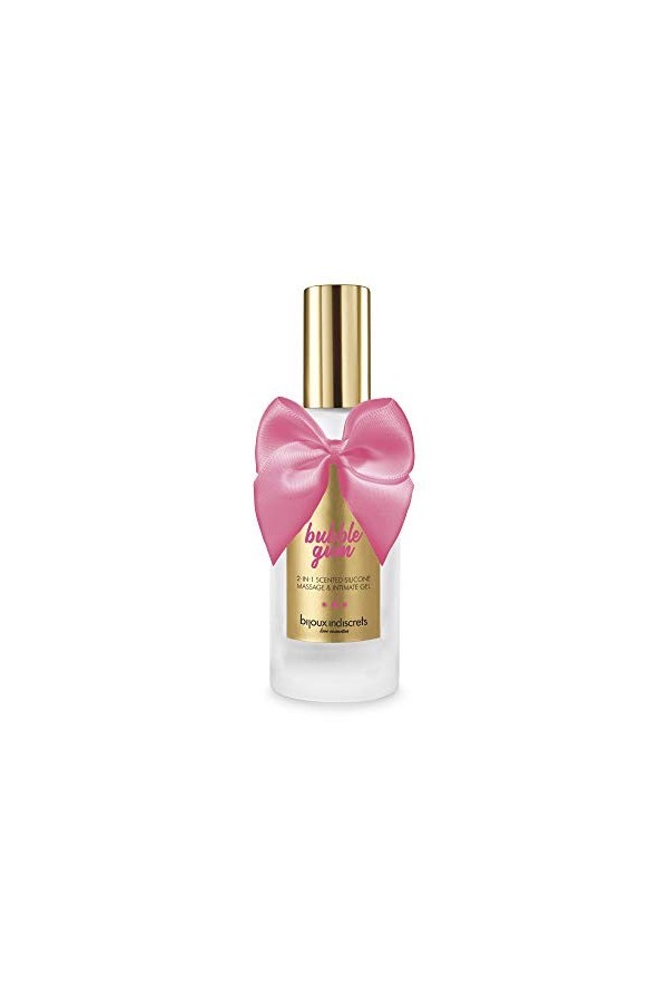 bijoux indiscrets Gel de Massage Bubblegum 2 en 1 Gel Intime