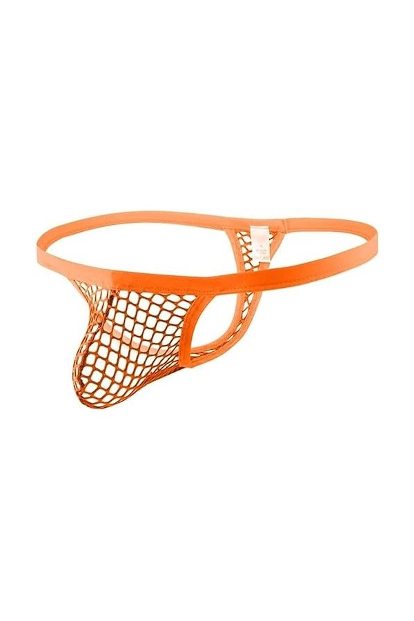 GUETTO sous-vêtements Sexy Transparents pour Hommes, Tongs en Maille, Vêtements De Nuit pour Amoureux, Bretelles Érotiques po