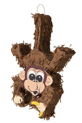 Smiffys 52719 Singe Piñata Mixte Enfant, Marron, Taille Unique