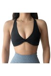 HANXIULIN Soutien-gorge sans armatures pour femme - Soutien-gorge à coque complète - Soutien-gorge à fermeture éclair à lava