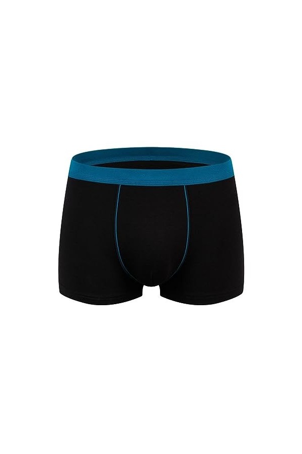Boxer XL en Coton for Hommes, sous-vêtements Respirants 3D sans Couture, Boxer Sexy for Jeunes, 3 Pièces Color : Black, Size