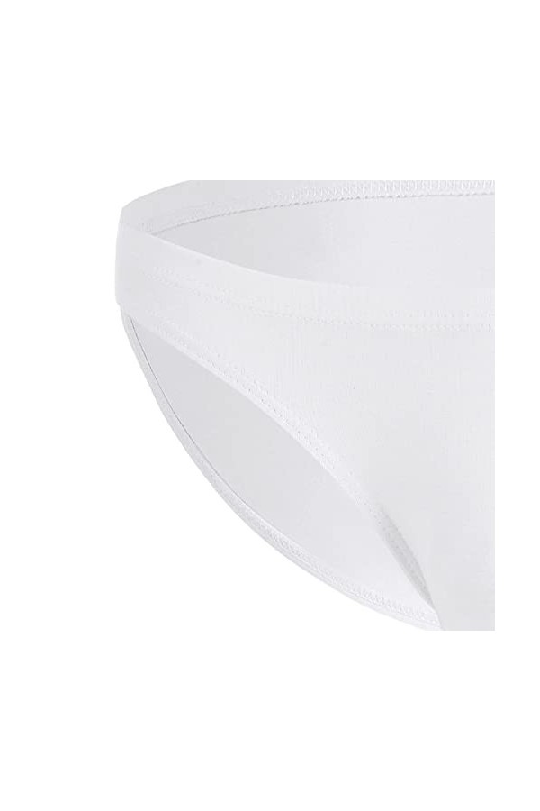 JEShifangjiusu Slip Moulant De Couleur Unie pour Hommes sous-VêTements Sexy avec Pochette Convexe en U String éRotique Transp