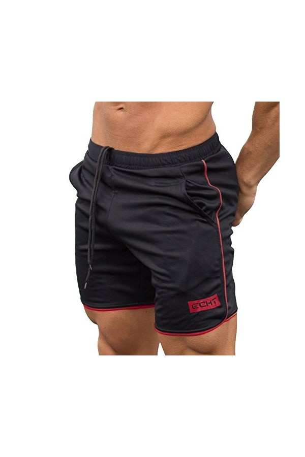 BOTCAM Der Ringe Leggings Bodybuilding Hoses Fitness Short dentraînement dété Pantalon dentraînement pour homme Pantalon d