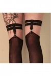 TRENIS Porte-jarretelles femme Goth Chaussette Porte-jarretelles sans bretelles Bas Jarretelles clip de jambe