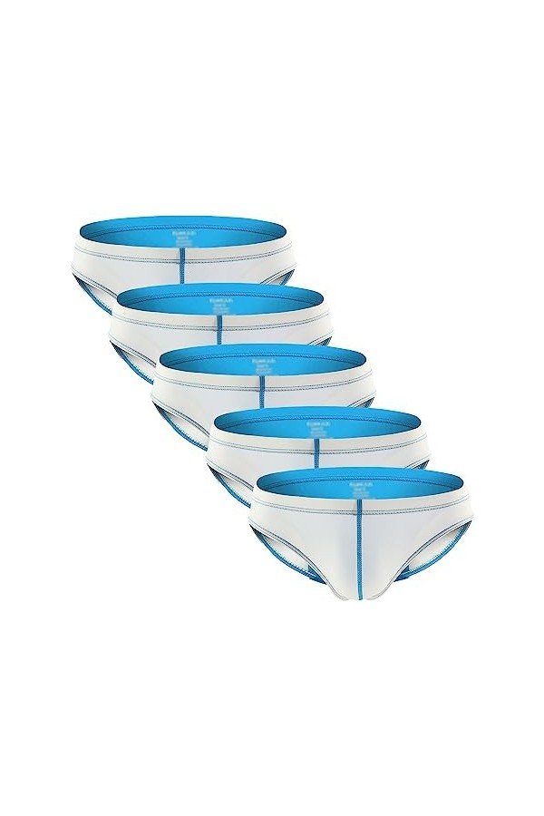 JEShifangjiusu Culotte Masculine à Poche Convexe Stylish Hip Briefs String DéTé Respirant Et Confortable Ice Silk Sexy Low R