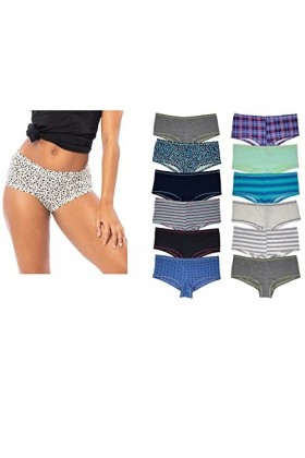 Sexy s Femmes Sac Coton Spandehort Mémoires, Small Assortiment de tirages/Solides