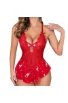 RYTEJFES Ensembles de lingerie+pour+femme, grande taille Dessuesexy Ensemble de vêtements sexy Lingerie érotique Curvy Noël R
