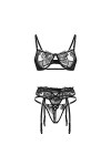 Femme Ensemble Soutien Gorge et String Erotique sous-Vetements Sexy Lingerie Sexy Ensemble Dentelle Vêtements De Nuit 2 Pièce