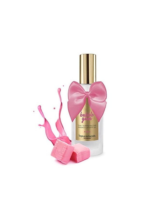 bijoux indiscrets Gel de Massage Bubblegum 2 en 1 Gel Intime