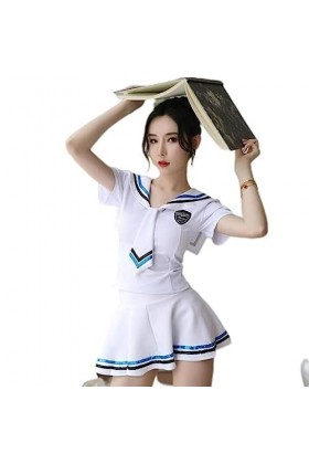 WSZJLN Sexy Étudiant Uniforme Cosplay Lingerie Adulte Costume Érotique Jeu De Rôle Écolière Uniforme Sexy Jupe Femmes Minijup