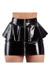 Hangpei Costume Sexy Adulte sous-vêtements Sexy en Cuir pour Femmes Valentin Cadeau Lingerie Black, XL 