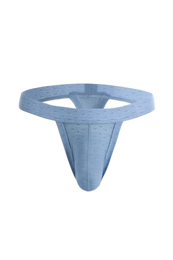 Big Man String et String Large Taille Ceinture Homme Pénis Poche sous-Vêtements Respirant Gay Sexy Bikini Briefs Color : Gra