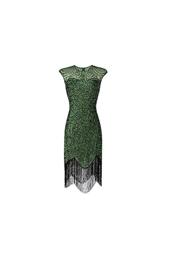 FGUUTYM Jugendweihe Robe courte sexy élégante pour adolescent, vert, L