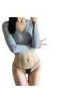 ZTIANEF Érotisme Sexe Et Sensualité Femmes Ceinture Mince sous-Vêtements T-Back String Taille Basse G-String Briefs Culotte S