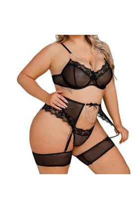 ADMAY Ensemble de sous-vêtements Femme Sexy Dentelle Soutien-gorge Coton d08 Femme Fun Taille Intérieure Sexy Privé Dentelle 