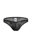 MENGQING Lingerie sexy en dentelle taille basse pour homme - String - Blanc - XXXL
