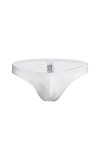 MENGQING Lingerie sexy en dentelle taille basse pour homme - String - Blanc - XXXL