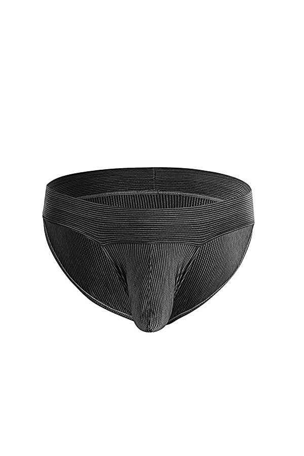 Mengsiy sous-vêtements Sexy Hommes Slips Hommes Glisse pénis Grande Poche Culotte Net Creux Slip Cueca Hombre Respirant caleç