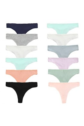 JackLoveBriefs 12 pièces, Culotte String en Dentelle pour Femme, XL, Multicolore