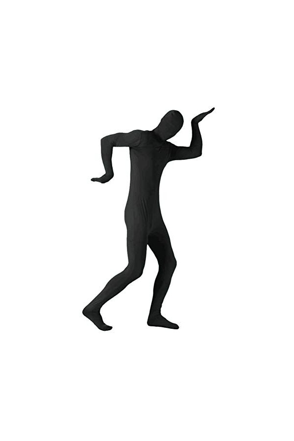 Zebery Costume complet pour homme en élasthanne, costume dHalloween et de costumade