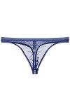 sous-Vêtements en Coton Respirant pour Hommes sous-vêtements for Hommes Sexy Gaze Transparente Hommes Bikini String String So