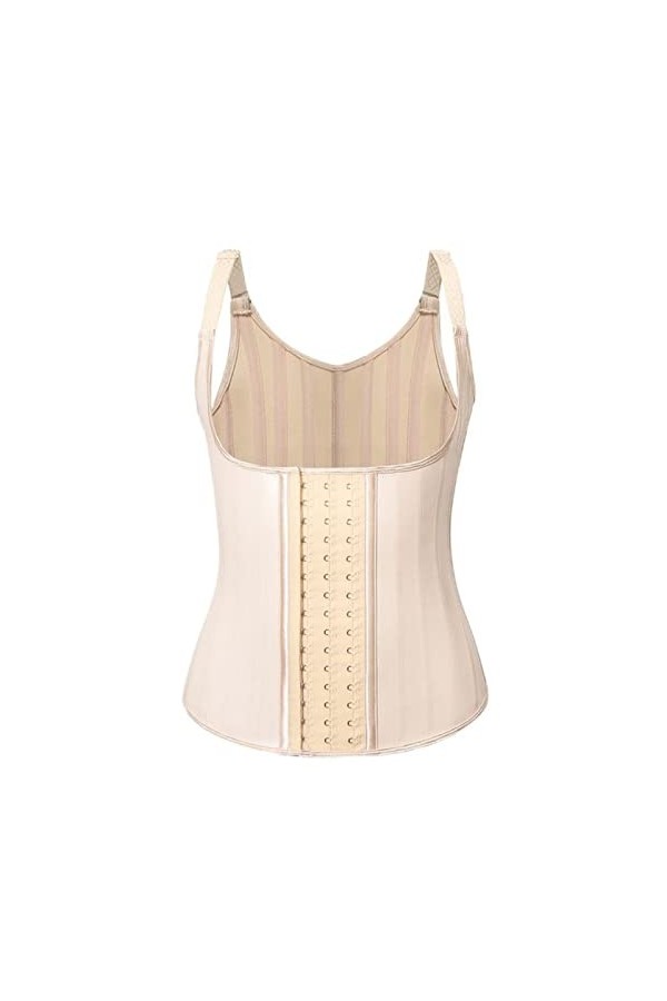 Crochet Taille Réglable Formateur 25 Acier Désossé Minceur Corset Workout Ceinture Gilet Latex Femmes Body Shaper Plus La Tai
