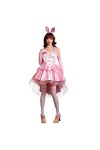 ZYPAINIY Robe de lapin sexy pour femme - Robe de lapin sexy de qualité supérieure - Costume de cosplay - Vêtements gothiques 