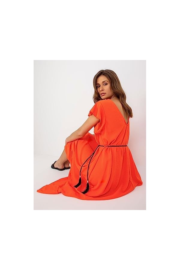 FASHION RELEVANCE Femme Vert Foncé, Orange, Taille unique