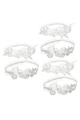 3 Ensembles Jambes De Jarretière Accessoires De Bague Jarretière De Mariage Pour La Mariée Bande De Jambe De Fleur Jarretelle