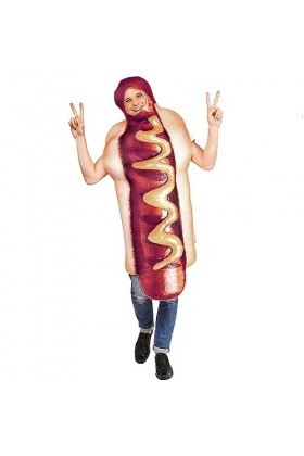 liaddkv Cadeaux pour homme - Noël - Cosplay - Costume de fête - Costume de performance - Unisexe jaune, taille unique 