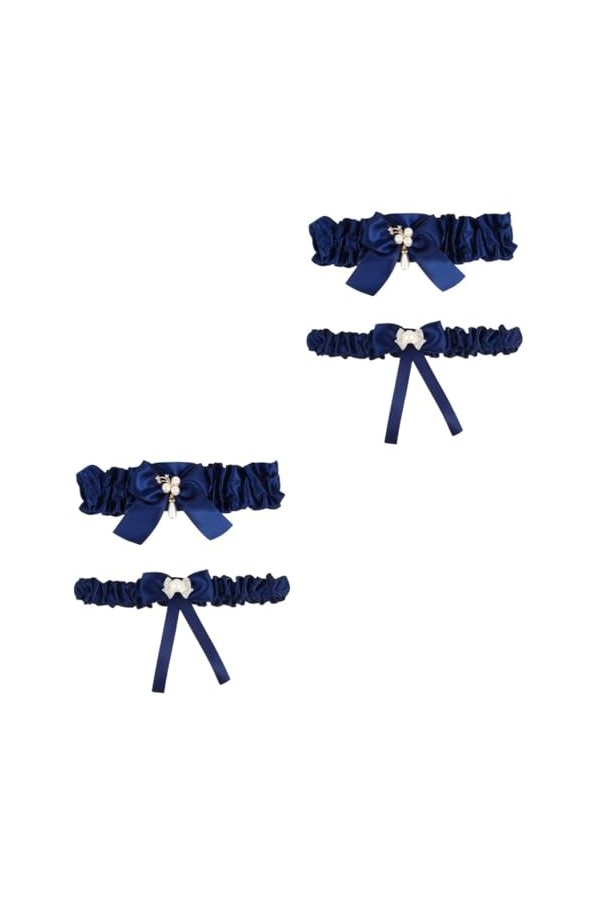 Abaodam 4 Pcs Anneau De Jambe Jarretières Pour Cuisse Dentelle Jarretière De Mariée Jarretières De Mariage Pour La Mariée Jar