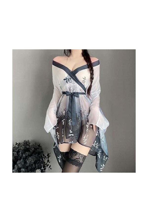 MEGAHERZ Lingerie érotique deuxième yuan cosplay uniforme anime tentation jeu de rôle gratuit off combinaison combinaison mou