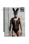 WSZJLN Lingerie sexy pour homme, tenue de strip-teaseuse, vêtements de danse, lapin, garçon, costumes de jeu de rôle pour sex