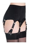 Aurueda Porte-Jarretelles avec 12 Bretelles Porte-Jarretelles Extensible pour Bas de Cuisse de Lingerie