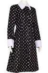 Robe Mercredi Addams pour fille, déguisement Mercredi Addams, tenue pour femme, Mercredi Addams, costume robe, uniforme Never