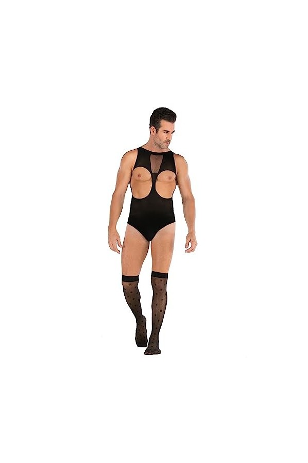 SKFLABOOF Érotique Body Homme Coquin Transparent Costume Bonbon Jockstrap Drole Boxer Bite Deguisement Borat Slip Sexy Hot No